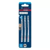 Bosch EXPERT T 308 BFP clean szúrófűrészlap merőleges 117mm, 3 db keményfa, műanyag bevonatú fa