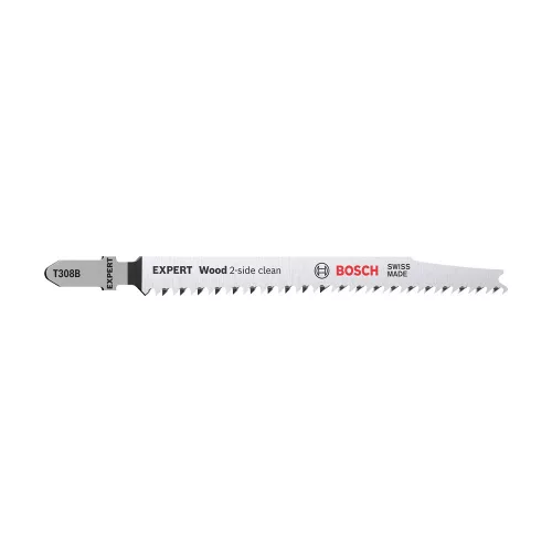 Bosch EXPERT T 308 B szúrófűrészlap 117mm 3 db tömör fa bútorlap, rétegelt lemez