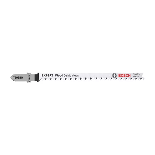 Bosch EXPERT T 308 BO szúrófűrészlap (íves), 117mm, 5 db tömör fa bútorlap, rétegelt lemez