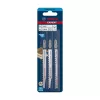 Bosch EXPERT szúrófűrészlap-készlet 3 db 2xT308B, 1xT308BO tömör fa bútorlap, rétegelt lemez