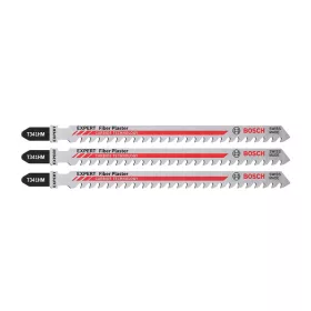  Bosch EXPERT T 341 HM keményfém fogazású szúrófűrészlap 132mm, 3 db betonitlapok, gipszkarton