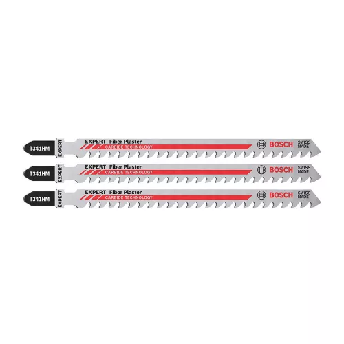 Bosch EXPERT T 341 HM keményfém fogazású szúrófűrészlap 132mm, 3 db betonitlapok, gipszkarton