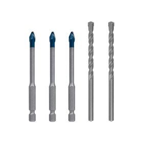   Bosch EXPERT HEX-9 Hard Ceramic csempefúrószár és fúró készlet 6mm 5 részes