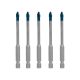 Bosch EXPERT HEX-9 Hard Ceramic csempefúrószár készlet 5mm 5 részes