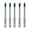 Bosch EXPERT HEX-9 Hard Ceramic csempefúrószár készlet 6mm 5 részes