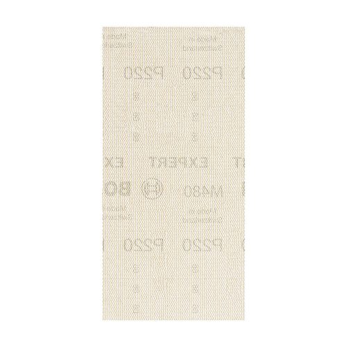 Bosch EXPERT M480 csiszolóháló rezgőcsiszolókhoz, 10 db 93x186 mm, P220