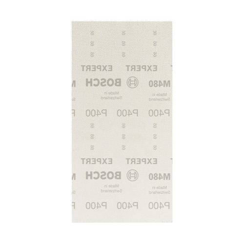 Bosch EXPERT M480 csiszolóháló rezgőcsiszolókhoz, 10 db 115x230 mm, G400