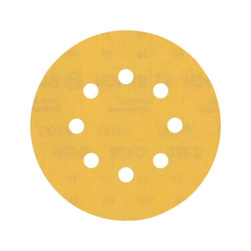 Bosch EXPERT C470 csiszolópapír excentercsiszolókhoz, fa, festék 125mm, G400, 5db