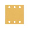 Bosch EXPERT C470 csiszolópapír rezgőcsiszolókhoz, fa, festék 115x107 mm, G80, 6 lyuk, 10db