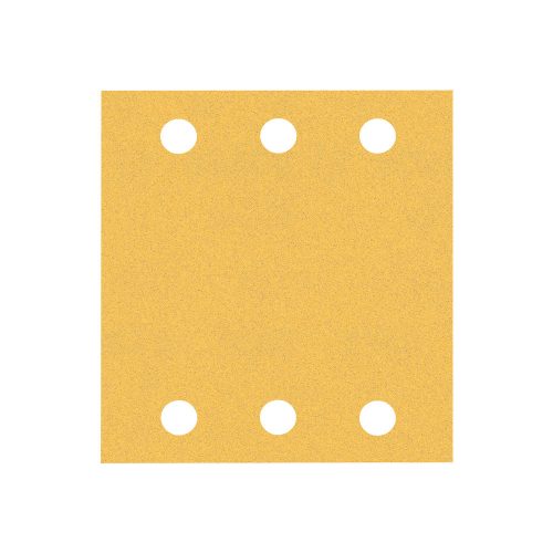 Bosch EXPERT C470 csiszolópapír rezgőcsiszolókhoz, fa, festék 115x107mm, G120, 6 lyuk, 10db