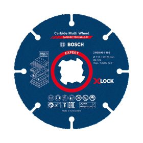   Bosch EXPERT X-LOCK,M14 Karbid Multi vágótárcsa 115mm, keményfa, műanyag, szöges fa,gipszkarton
