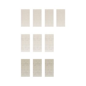   Bosch EXPERT M480 csiszolóháló  készlet rezgőcsiszolókhoz, 10db 115x230mm, 4xG80 3xG120 3xG180