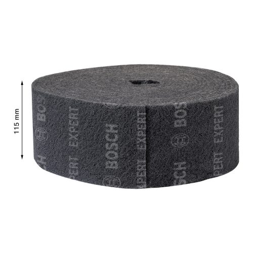Bosch EXPERT N880 filctekercs, 115 mm, 10m, rendkívül puha szürke SiC kézi csiszoláshoz