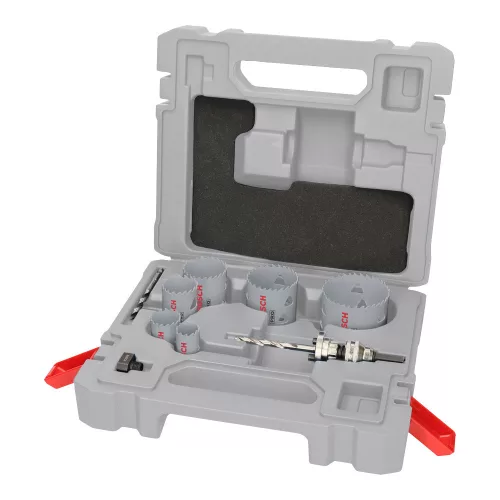 Bosch PRO Multi Material Q-Lock körkivágó készlet, 10 részes, 22,29,35,44,51,65 mm