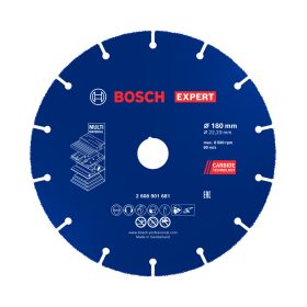   Bosch EXPERT Karbid Multi vágótárcsa 180mm 22.23, keményfa, műanyag, szöges fa, gipszkarton