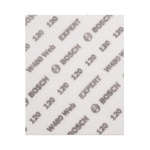 Bosch EXPERT W480 kézi csiszolóháló, G120 2 db 115x140, G120 2 db mosható