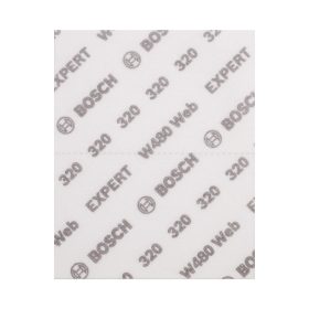   Bosch EXPERT W480 kézi csiszolóháló, G320 2 db 115x140, G320 2 db mosható