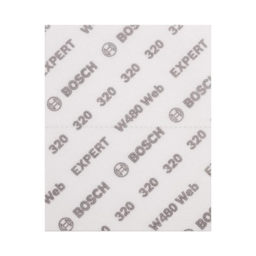 Bosch EXPERT W480 kézi csiszolóháló, G320 2 db 115x140, G320 2 db mosható
