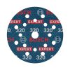Bosch EXPERT O780 Foil csiszolófólia, 125mm, G320, 50 db