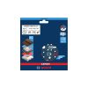Bosch EXPERT O780 Foil csiszolófólia készlet, 150mm,3x80/3x120/3x180