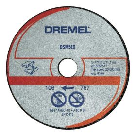 Dremel fém és műanyag vágókorong DSM20
