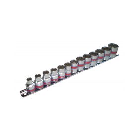   King Tony kézi 3/8"dugókulcs készlet 1/4-13/16" 12* 13 részes (3013SR)