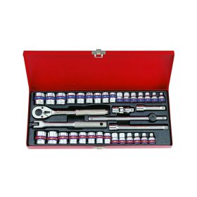   King Tony kézi 3/8" dugókulcs készlet 12* 36 részes (3036CR)