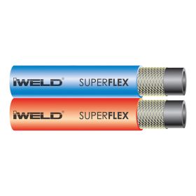 Iweld Superflex ikertömlő 9,0 x 6,3mm (Acetilén/Oxigén)
