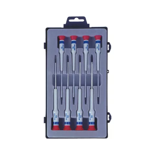 King Tony műszerész csavarhúzó készlet lapos 8 részes (32218MR)