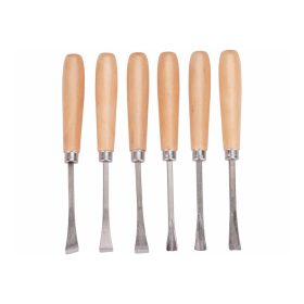 Extol Craft fafaragó készlet, fanyelű ; 6db, 165mm