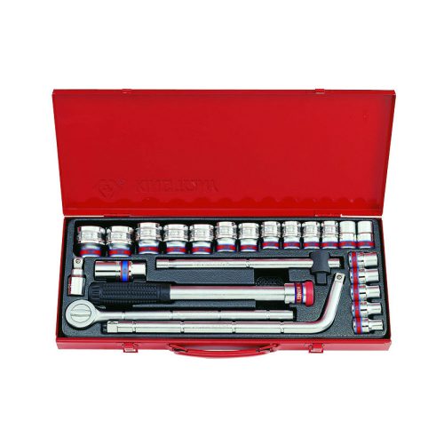 King Tony kézi 1/2" dugókulcs készlet 12* 24 részes (4024MR)