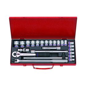   King Tony kézi 1/2" dugókulcs készlet 12* 24 részes (4026MR03)