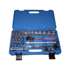   King Tony kézi 1/2" dugókulcs készlet 12* 24 részes (4028MRST)