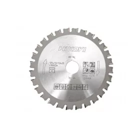   Hikoki TCT fűrészlap, acél, 125 x 20, Z28, trapéz / lapos fogú