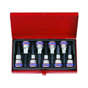   King Tony 1/2" Torx bitfej készlet 80mm 9 részes (4119PR)