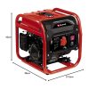 Einhell benzinmotoros áramfejlesztő TC-IG 1100, 79cm3 1,1 kW