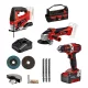 Einhell akkus gépszett TE-TK 18/3 Li Kit (JS+CD+AG) 18V 1x4,0Ah