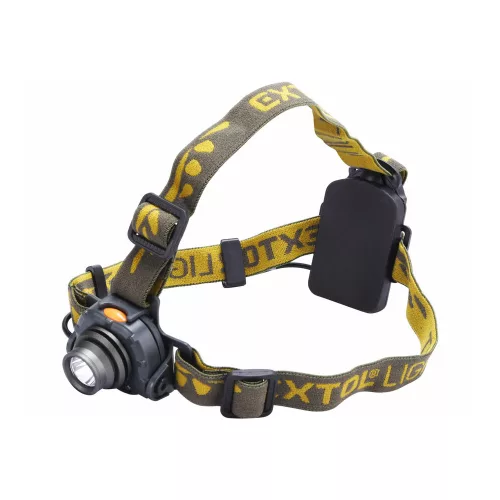 Extol Light LED fejlámpa, 3 W, CREE XPE, 120 Lumen; IR szenzor, cseppálló, 3 funkció (teljes/fél