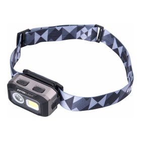   Extol Light LED fejlámpa, Osram+COB, 500 Lumen; IR szenzor, tölthető akkuval+AAA elemmel is, 4 fu