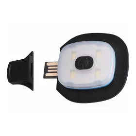   Extol Light tartalék LED homloklámpa sapkákhoz, 4×45 Lumen; USB tölthető Li-ion akku, 3 funkció