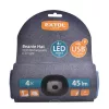 Extol Craft 3 funkciós USB LED lámpás sapka CREE XPL 4x45Lumen