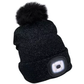   Extol Light sapka LED homloklámpával, fekete Li-ion 4×45 Lumen