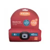 Extol Light sapka, piros, kötött, kivehető LED homloklámpával, 4×45 Lumen; USB tölthető Li-ion, 3