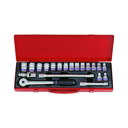 King Tony 1/2" kézi dugókulcs készlet 6* 20 részes (4320MR)