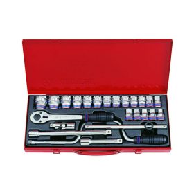   King Tony 1/2" kézi dugókulcs készlet 6* 24 részes (4325MR)