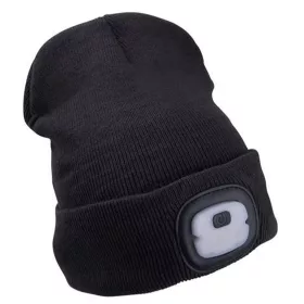   Extol Light sapka LED homloklámpával, sötétszürke Li-ion 4×25 lumen