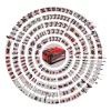 Einhell Professional akkus sarokcsiszoló AXXIO 36/230 Q - SOLO 2x18V alapgép 230mm