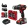 Einhell akkus fúrócsavarozó szett TE-CD 18/45 3X-Li 18V 1x2,0Ah 22 részes készlettel