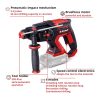 Einhell Professional akkus SDS-Plus fúró-vésőkalapács TP-HD 18/22 D Li BL - SOLO 18V alapgép