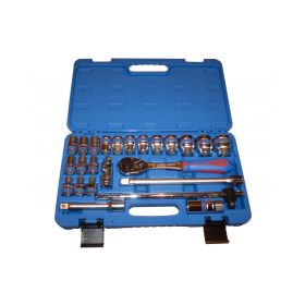   King Tony 1/2" kézi dugókulcs készlet 6* 24 részes (4528MRST)